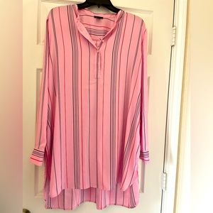 Long Pink Tunic by Ann Taylor - Size XL, Excellent Condition